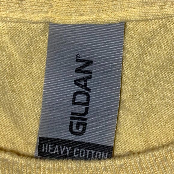 Comical Men's Yellow / Tan T-Shirt - Gildan - Picture 4 of 6